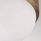 FE-CADENCE-F-DAB Cadence 2 Light Flush Dark Antique Brass