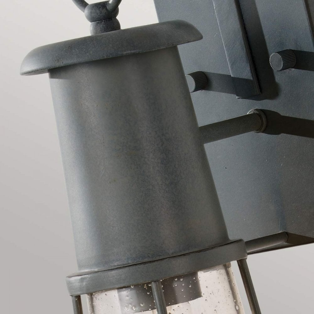 FE-CHELSEAHBR2 Chelsea Harbor Outdoor 1 Light Wall Lantern Storm Cloud