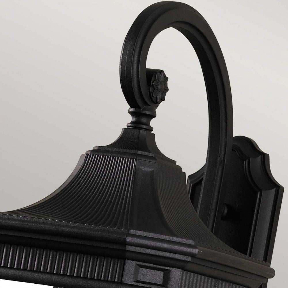 FE-COTSLN2-L-BK Cotswold Lane Outdoor 3 Light Large Wall Lantern Black