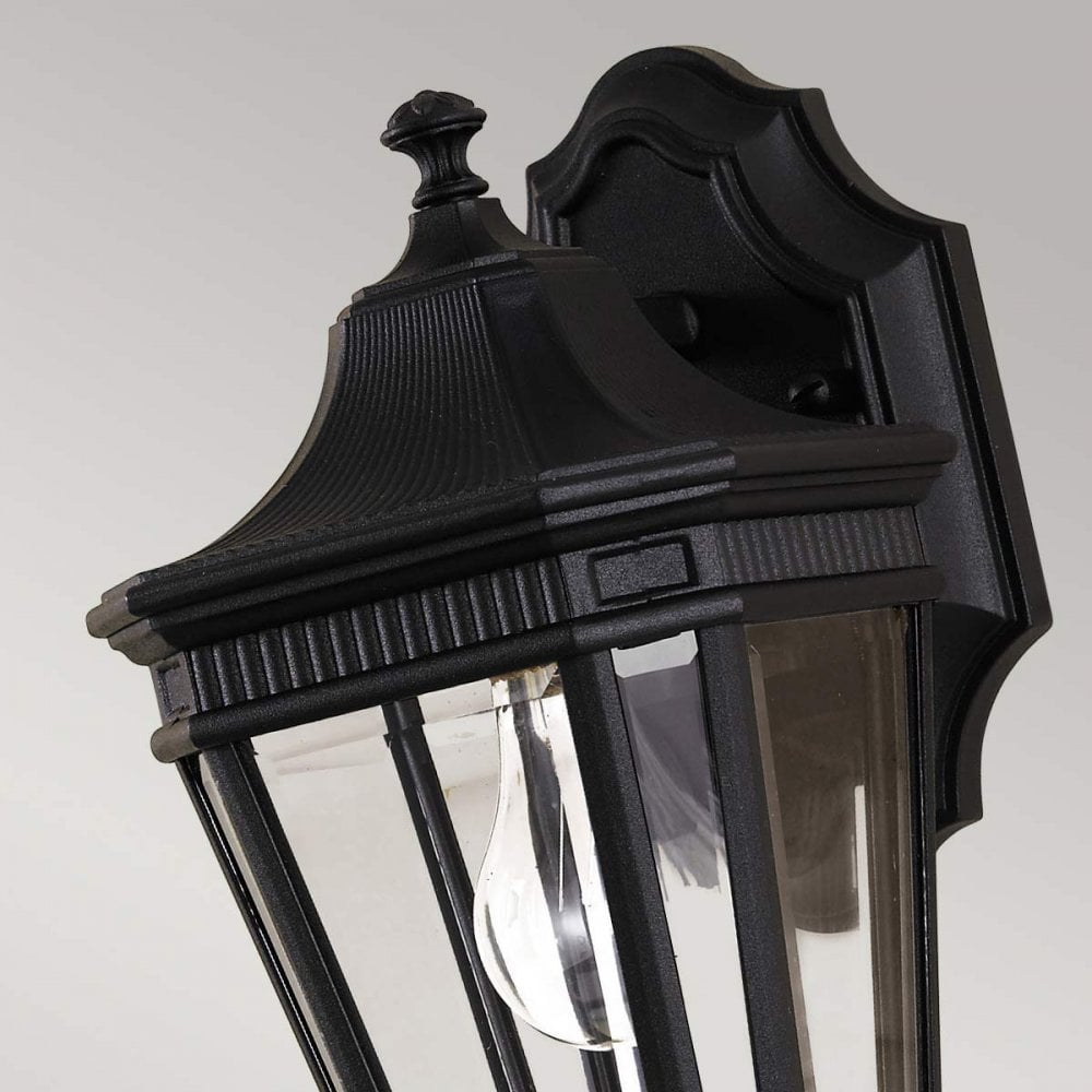 FE-COTSLN2-S-BK Cotswold Lane Outdoor 1 Light Small Wall Lantern Black