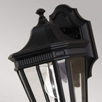 FE-COTSLN2-S-BK Cotswold Lane Outdoor 1 Light Small Wall Lantern Black