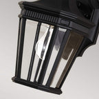 FE-COTSLN2-S-BK Cotswold Lane Outdoor 1 Light Small Wall Lantern Black