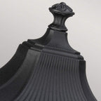 FE-COTSLN3-M-BK Cotswold Lane Outdoor 2 Light Medium Pedestal Black