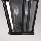 FE-COTSLN7-BK Cotswold Lane Outdoor 2 Light Half Wall Lantern Black