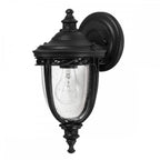 FE-EB2-S-BLK English Bridle Outdoor 1 Light Small Wall Lantern Black