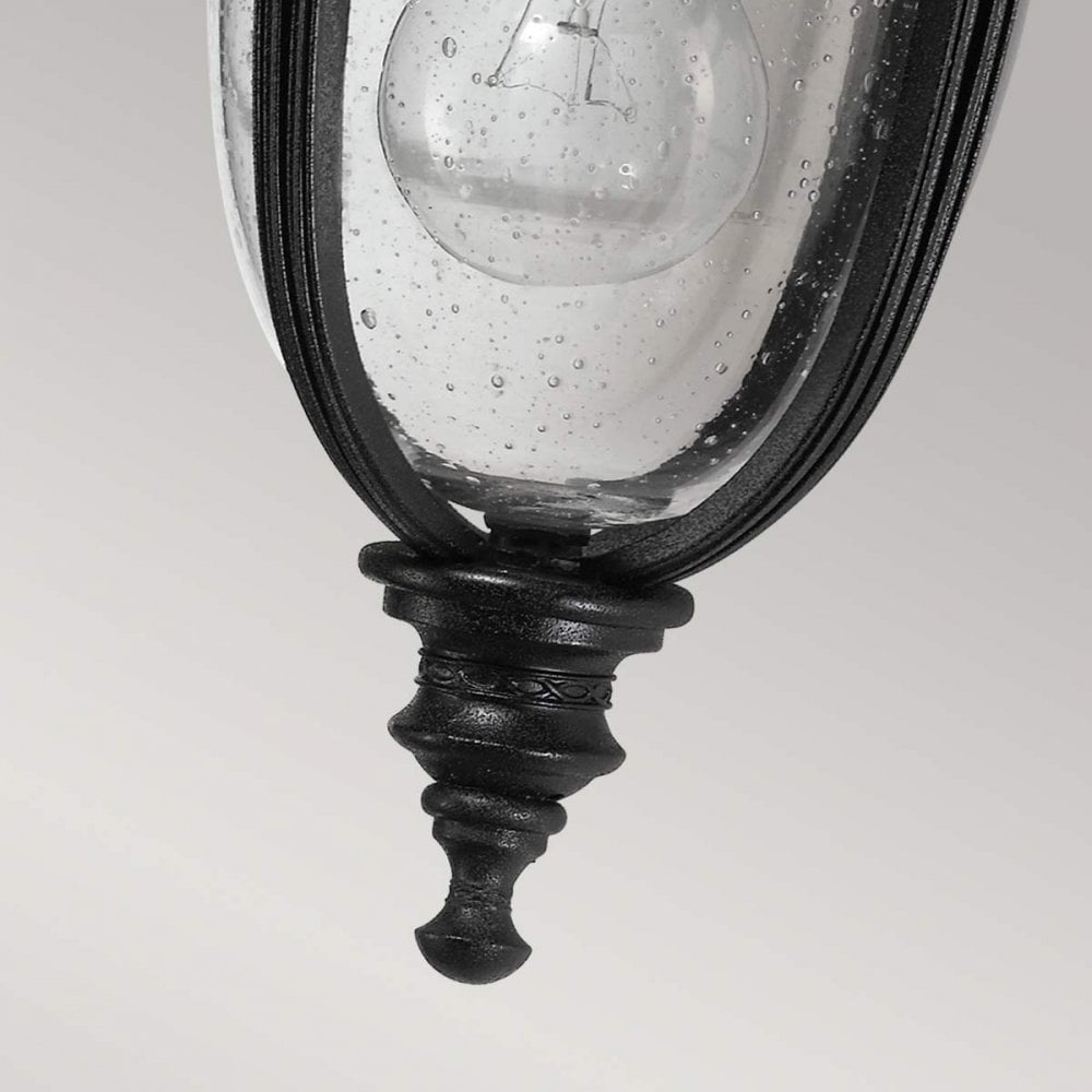 FE-EB2-S-BLK English Bridle Outdoor 1 Light Small Wall Lantern Black