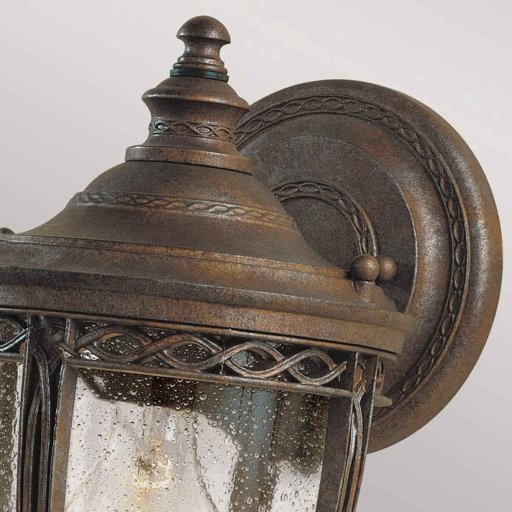 FE-EB2-S-BRB English Bridle Outdoor 1 Light Small Wall Lantern British Bronze