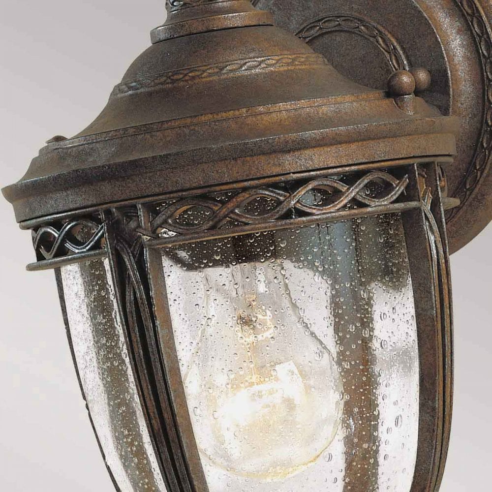 FE-EB2-S-BRB English Bridle Outdoor 1 Light Small Wall Lantern British Bronze