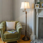 FE-GIBSON-SWFL Gibson 1 Light Floor Lamp Cambridge Crackle