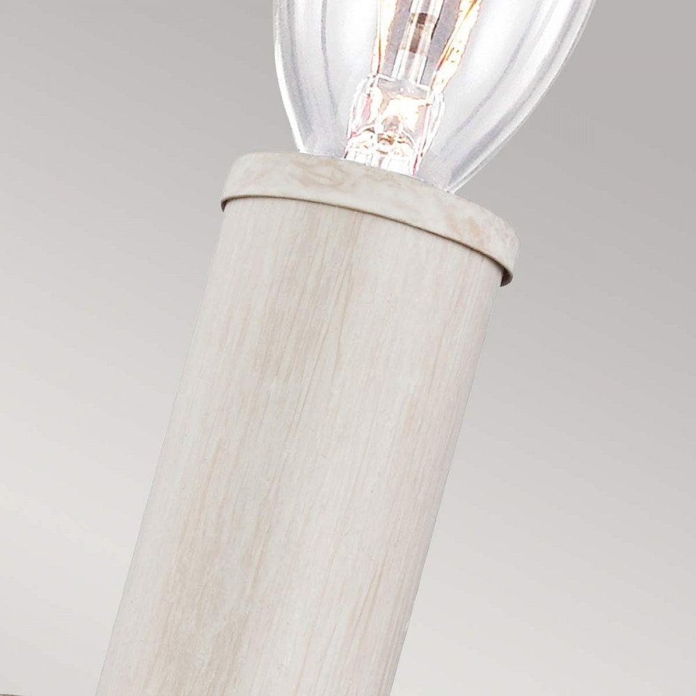 FE-HARTSVILLE1 Hartsville 1 Light Wall Light Chalk Washed/Beachwood