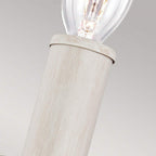 FE-HARTSVILLE1 Hartsville 1 Light Wall Light Chalk Washed/Beachwood