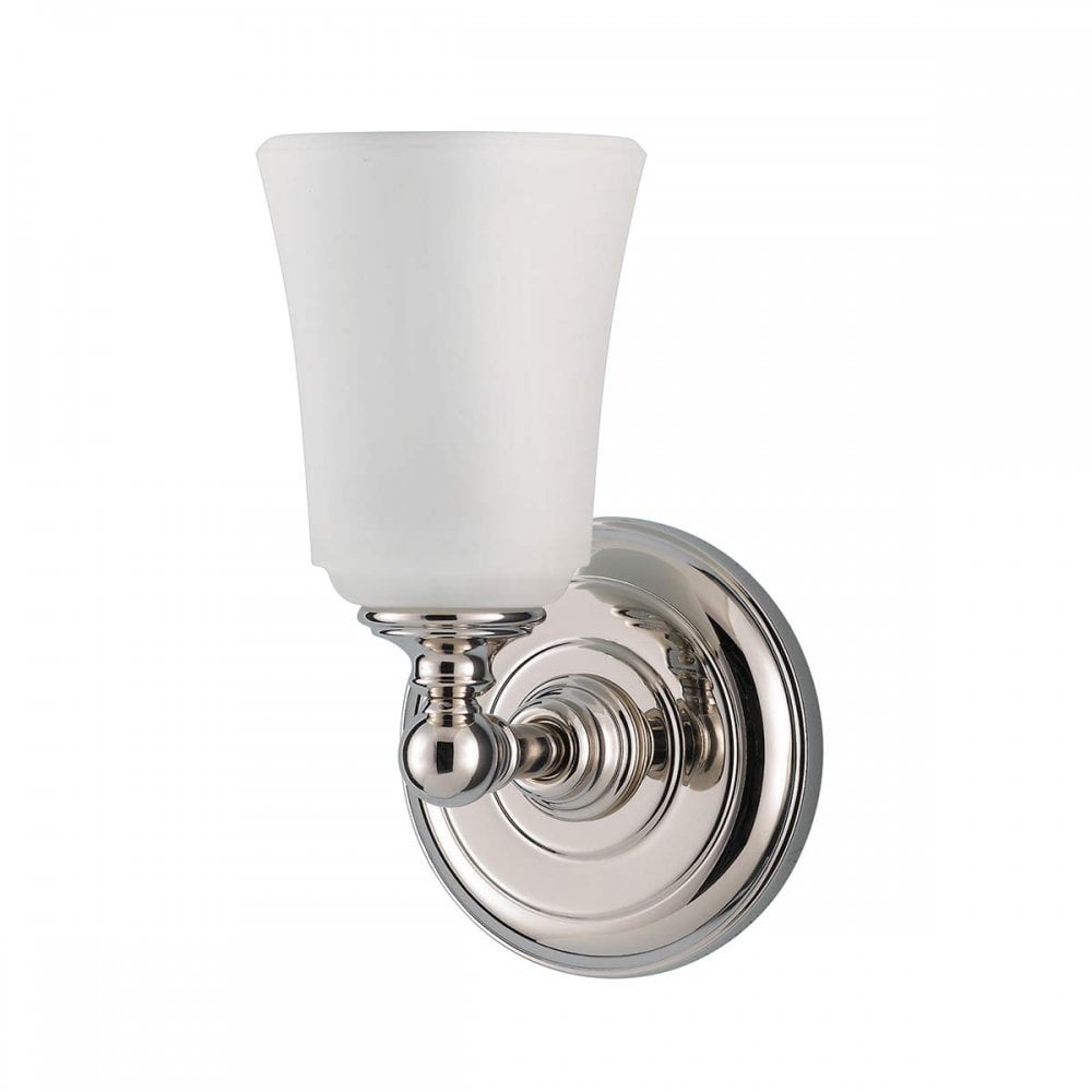 FE-HUGOLAKE1BATH Huguenot Lake Bathroom 1 Light Wall Light Polished Chrome