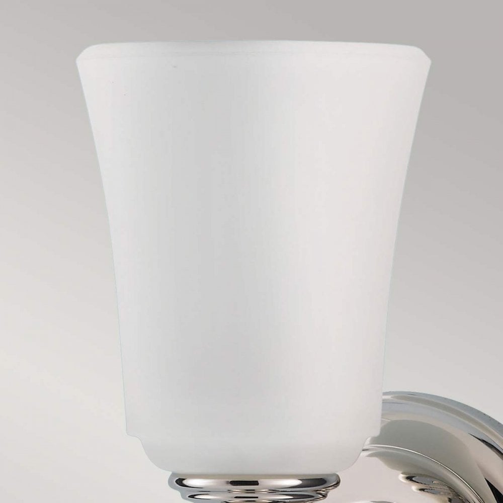 FE-HUGOLAKE1BATH Huguenot Lake Bathroom 1 Light Wall Light Polished Chrome