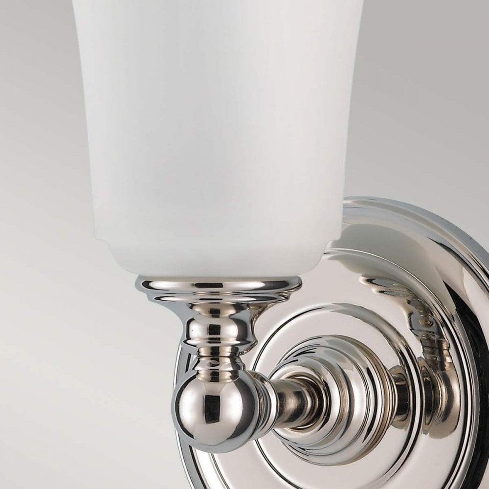 FE-HUGOLAKE1BATH Huguenot Lake Bathroom 1 Light Wall Light Polished Chrome
