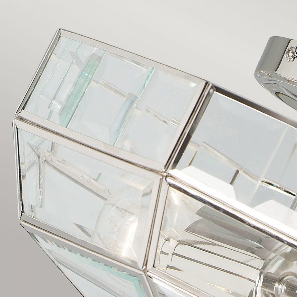 OLD-PARK-PN Old Park 2 Light Semi-Flush Polished Nickel