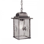 WX9 Wexford Outdoor 1 Light Chain Lantern Black/Silver