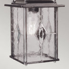 WX9 Wexford Outdoor 1 Light Chain Lantern Black/Silver