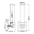 FE-PAYNE1-BATH Payne Bathroom 1 Light Wall Light Polished Chrome