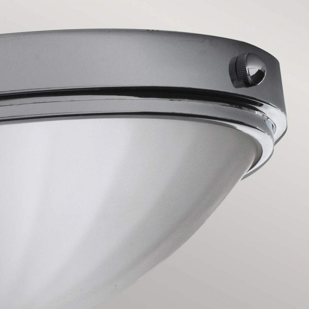 FE-PERRY-F-BATH Perry Bathroom 2 Light Flush Polished Chrome