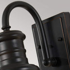 FE-REDDING2-S-RB Redding Station Outdoor 1 Light Small Wall Lantern Restoration Bronze