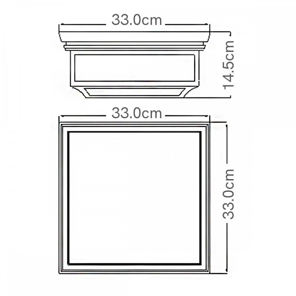 Shepherd Outdoor 2 Light Flush Dark Weathered Zinc