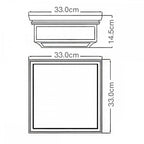 Shepherd Outdoor 2 Light Flush Dark Weathered Zinc