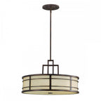 FE-FUSION-P-L Fusion 3 Light Pendant Grecian Bronze