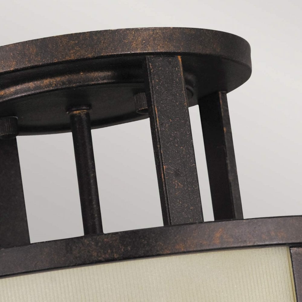 FE-FUSION-SF Fusion 3 Light Semi-Flush Grecian Bronze