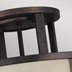 FE-FUSION-SF Fusion 3 Light Semi-Flush Grecian Bronze