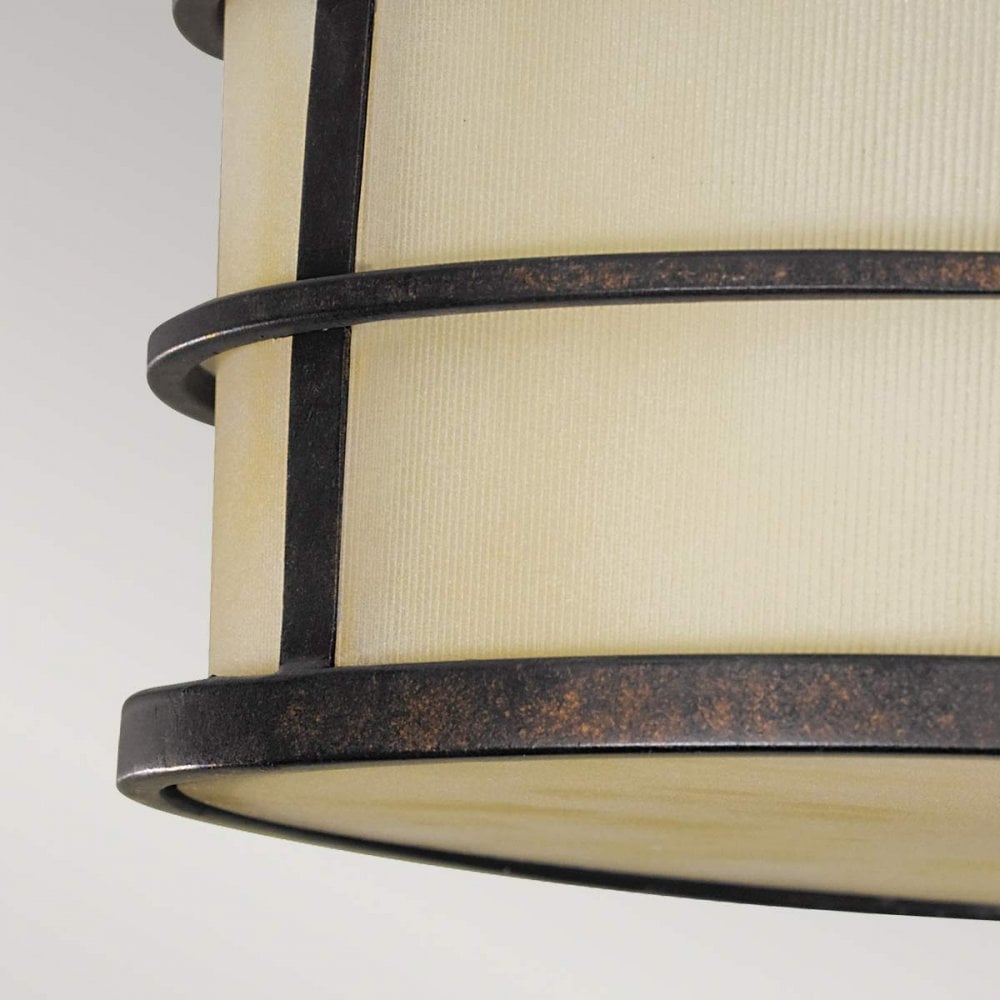 FE-FUSION-SF Fusion 3 Light Semi-Flush Grecian Bronze