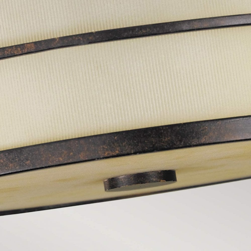 FE-FUSION-SF Fusion 3 Light Semi-Flush Grecian Bronze