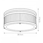 FE-PAULSON-F-M Paulson Bathroom 3 Light Flush Chrome
