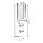 FE-PAULSON1 Paulson Bathroom 1 Light Wall Light Chrome