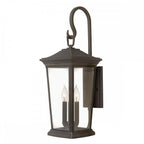 HK-BROMLEY2-L Bromley Outdoor 3 Light Large Wall Lantern Oil Rubbed Bronze