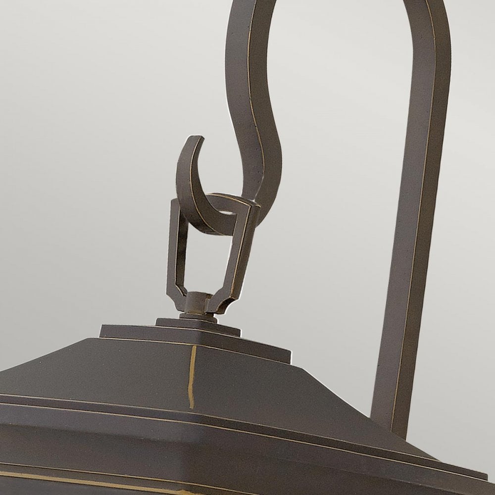 HK-BROMLEY2-L Bromley Outdoor 3 Light Large Wall Lantern Oil Rubbed Bronze