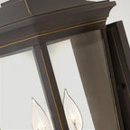 HK-BROMLEY2-L Bromley Outdoor 3 Light Large Wall Lantern Oil Rubbed Bronze