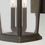 HK-BROMLEY2-L Bromley Outdoor 3 Light Large Wall Lantern Oil Rubbed Bronze