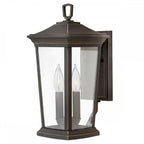 HK-BROMLEY2-M Bromley Outdoor 2 Light Medium Wall Lantern Oil Rubbed Bronze