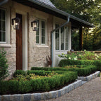HK-BROMLEY2-M Bromley Outdoor 2 Light Medium Wall Lantern Oil Rubbed Bronze