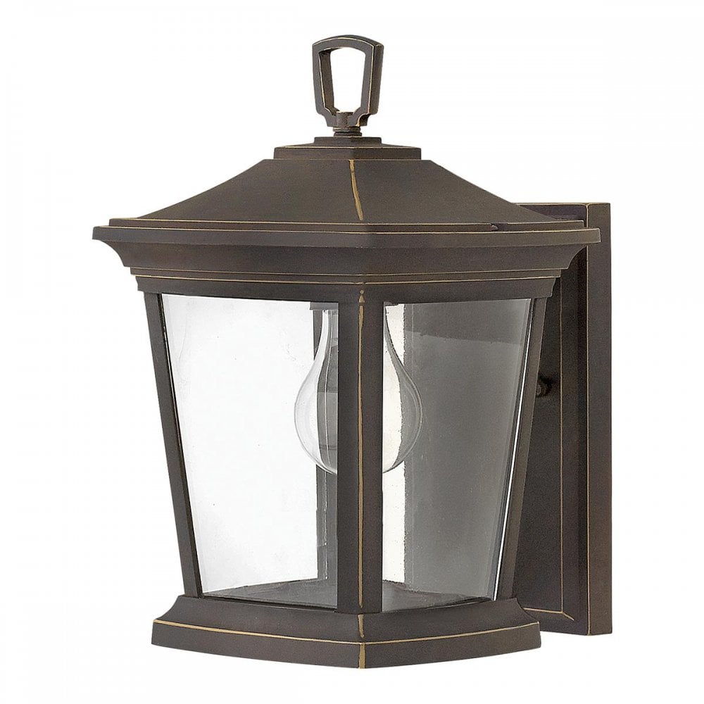 HK-BROMLEY2-S Bromley Outdoor 1 Light Small Wall Lantern Oil Rubbed Bronze