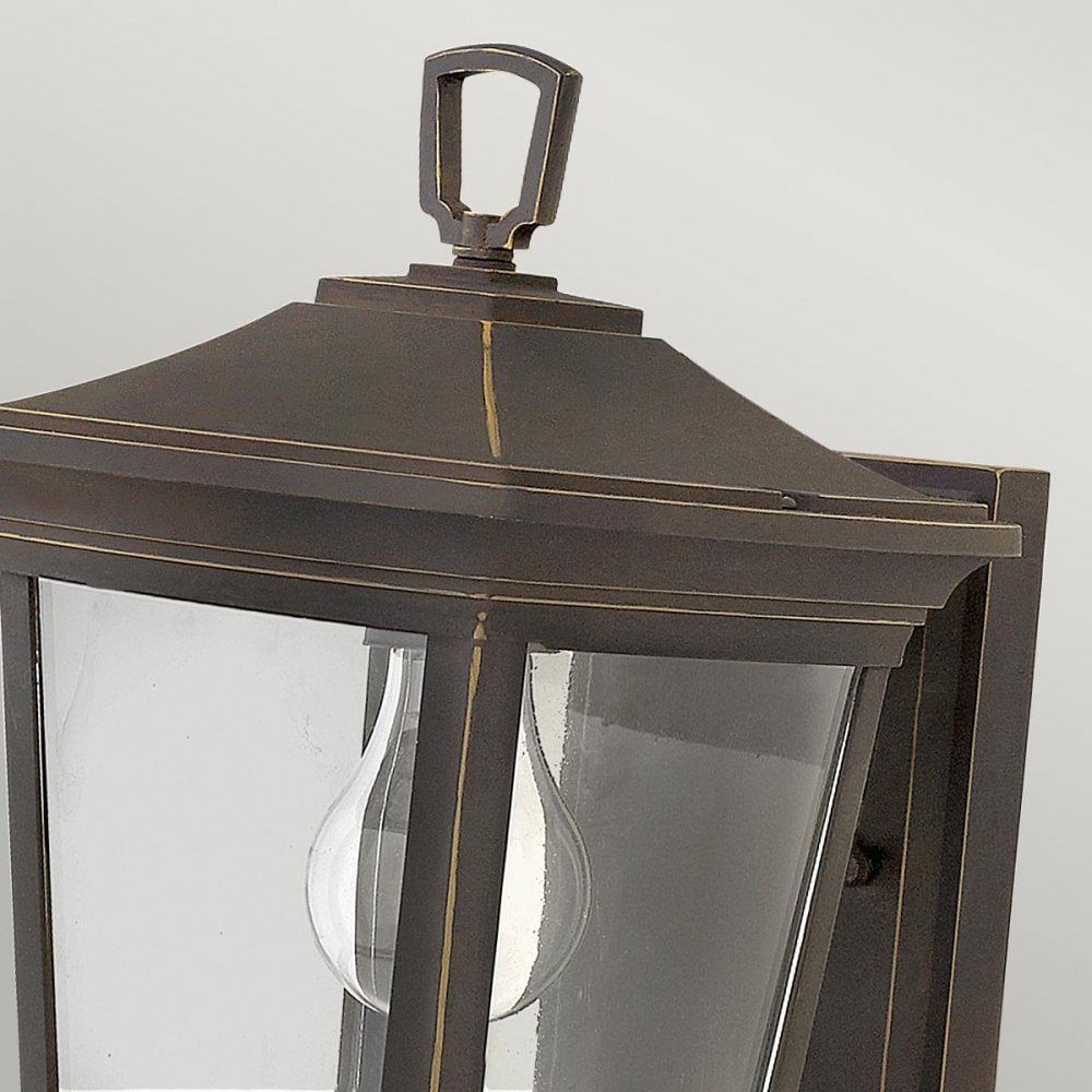 HK-BROMLEY2-S Bromley Outdoor 1 Light Small Wall Lantern Oil Rubbed Bronze