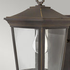 HK-BROMLEY2-S Bromley Outdoor 1 Light Small Wall Lantern Oil Rubbed Bronze