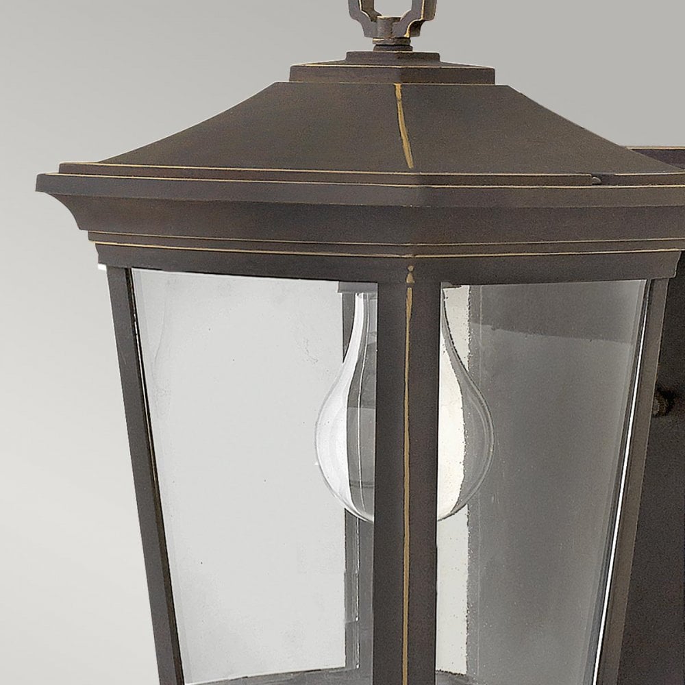 HK-BROMLEY2-S Bromley Outdoor 1 Light Small Wall Lantern Oil Rubbed Bronze