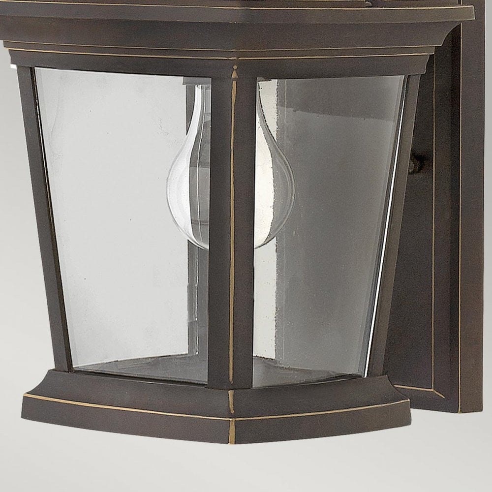 HK-BROMLEY2-S Bromley Outdoor 1 Light Small Wall Lantern Oil Rubbed Bronze