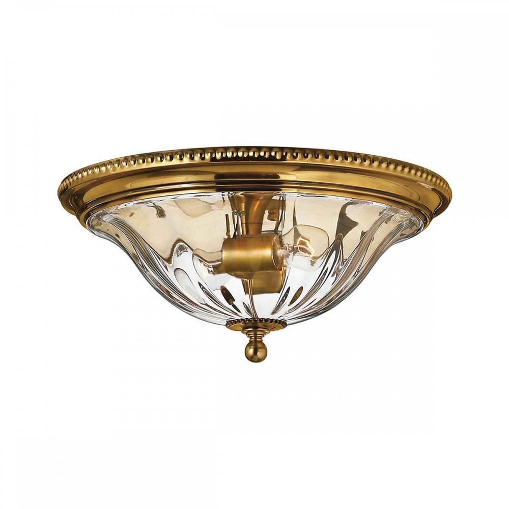 HK-CAMBRIDGE-F-A Cambridge 2 Light Flush Burnished Brass
