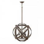 HK-CARSON-3P Carson Outdoor 3 Light Outdoor Chandelier Vintage Iron