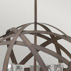 HK-CARSON-5P Carson Outdoor 5 Light Outdoor Chandelier Vintage Iron