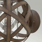 HK-CARSON1 Carson Outdoor 1 Light Small Wall Lantern Vintage Iron