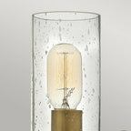 HK-COLLIER1 Collier 1 Light Wall Light Heritage Brass