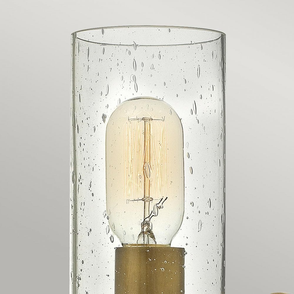 HK-COLLIER1 Collier 1 Light Wall Light Heritage Brass